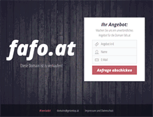 Tablet Screenshot of fafo.at